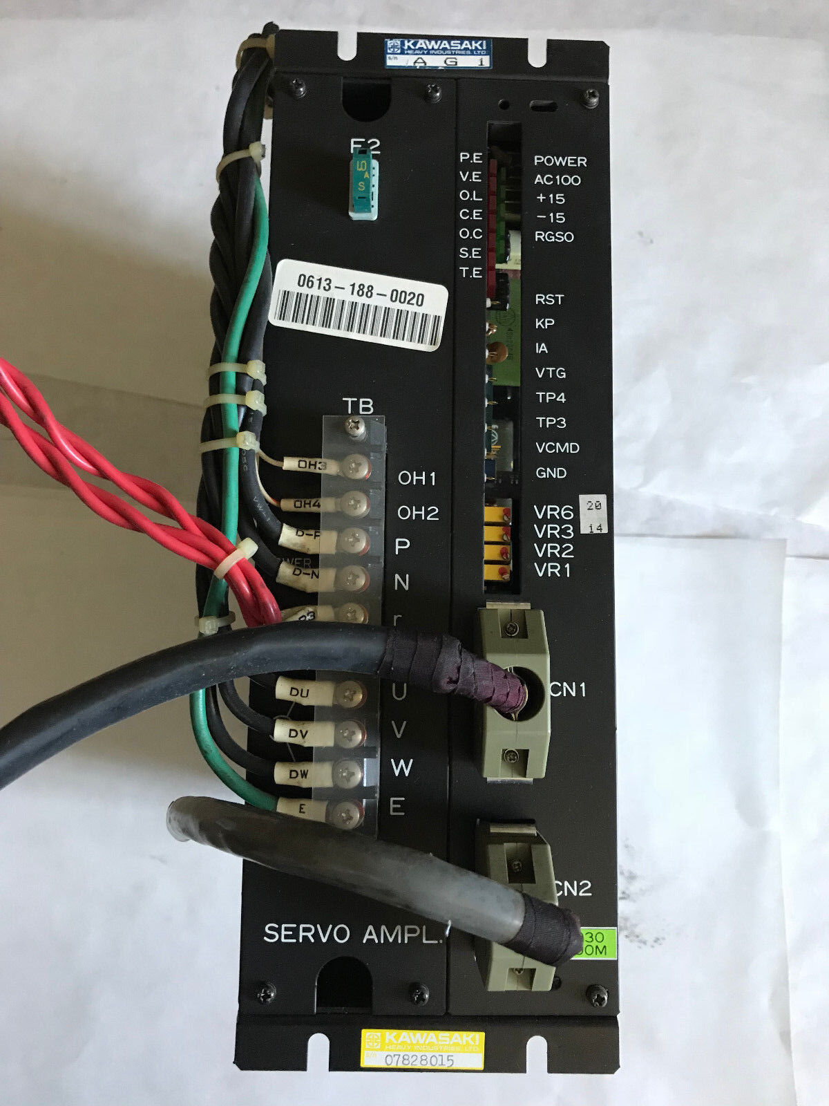 Kawasaki/ Sanyo Denki Ag1 27Ba030fxt33c Bl Super Servo Amplifier 07828015,Ax,Tn