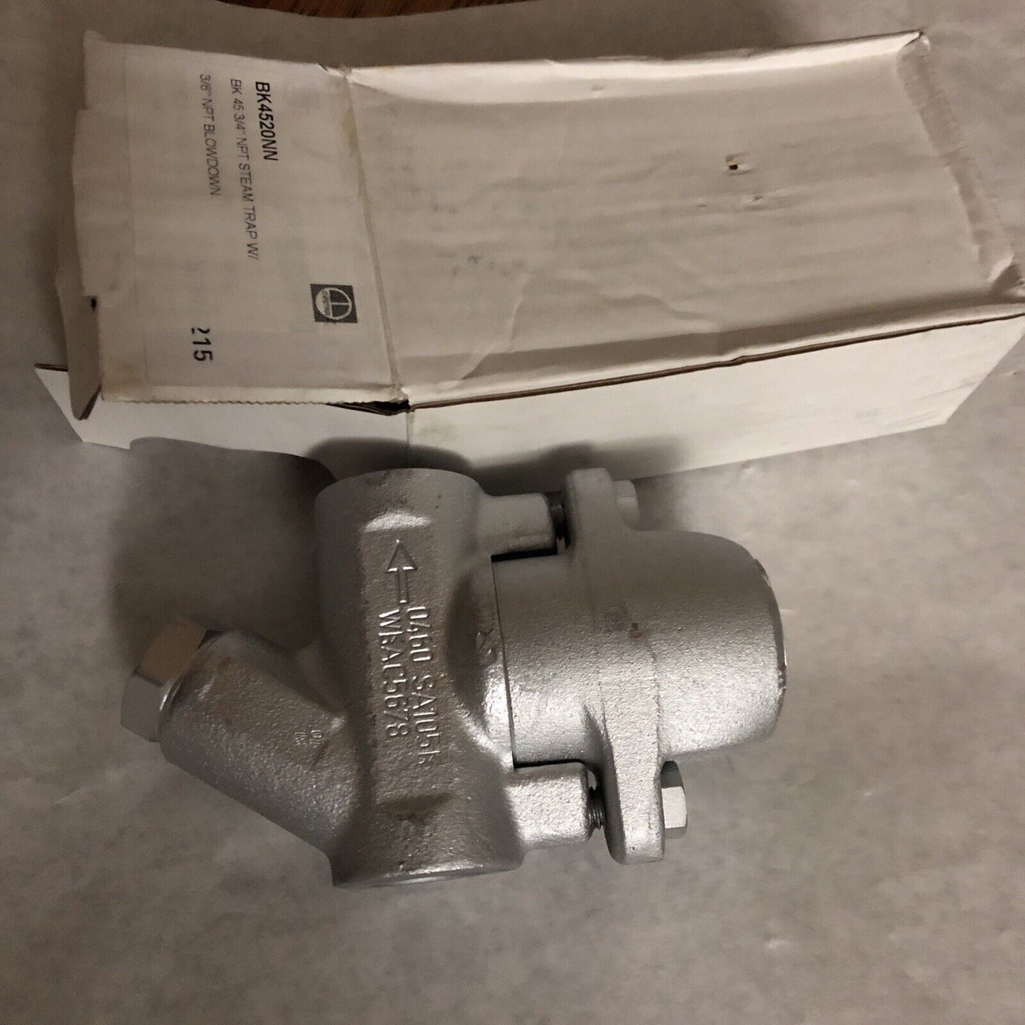3/4" Flowserve Bk 45 Dn 20 3/4" Cl 300 Thermostatic Steam Trap,Gestra 0460 Rn,Ao