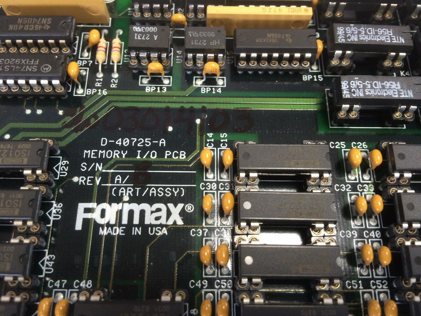 Formax D-40725-A Memory I/O Pcb Input/Output Board,Bf