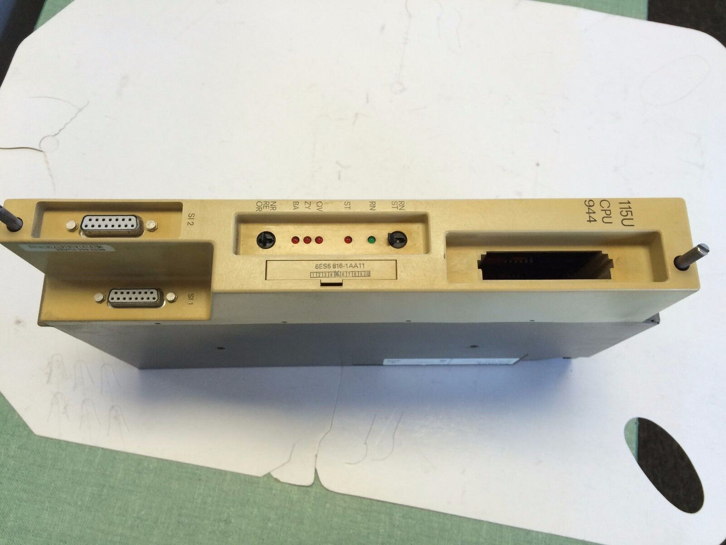 Siemens 6Es5 944-7Ua2,6Es5-944-7Ua22,115U,944Cpu,6Es5816-1Aa11,6Es5 816-1Aa11,Cg