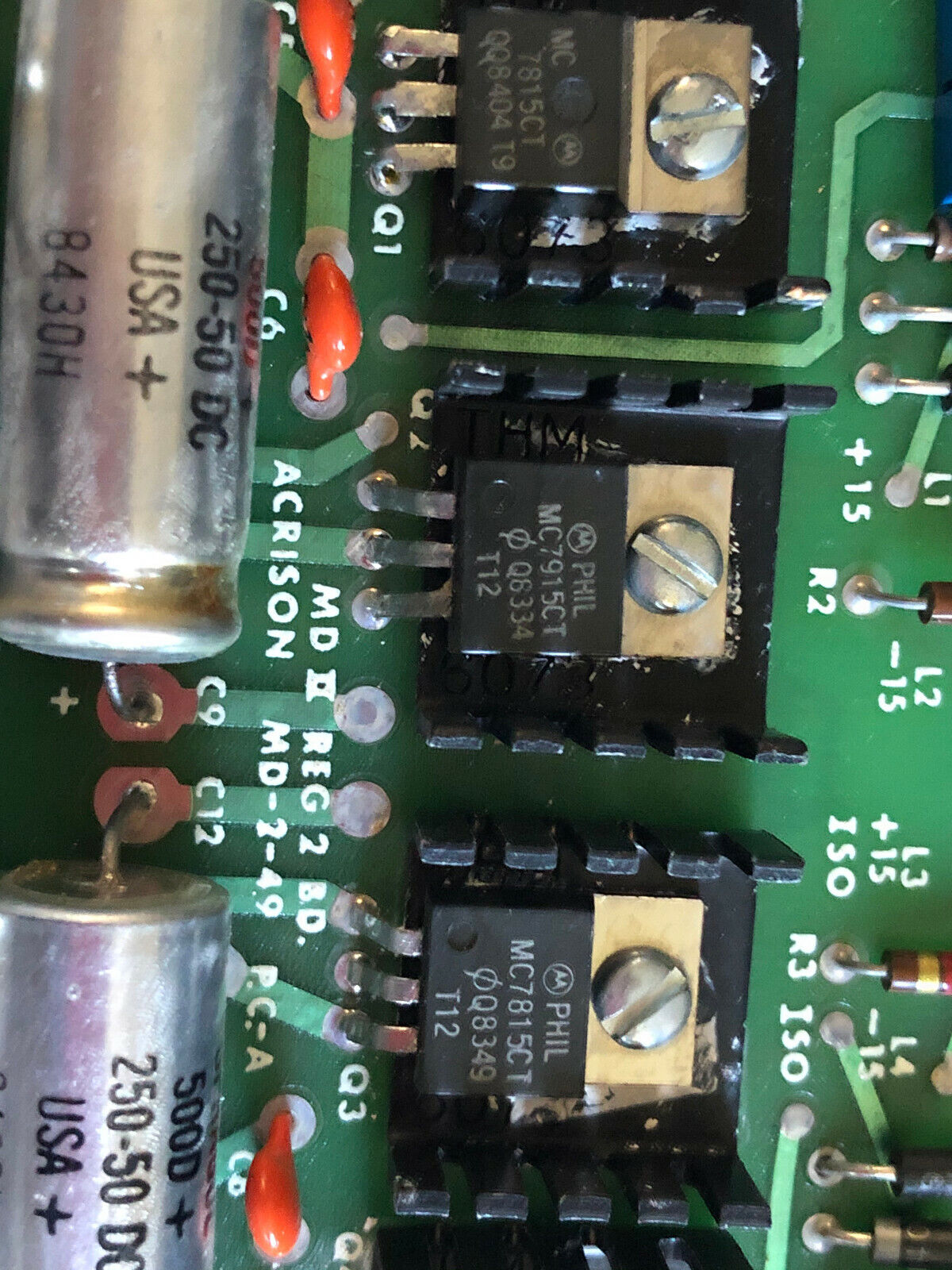 Acrison Md-2-49 P.C.-A, Md Ii Plc Control Board,Ar