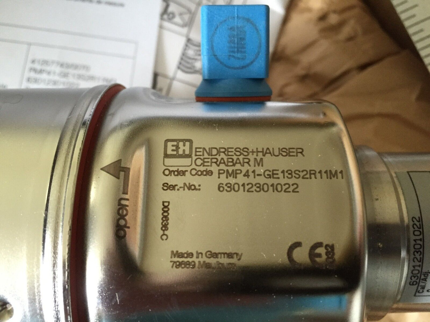 Endress & Hauser Pmp41-Ge13s2r11m1,1.4435 Pressure Transmitter Cerabar M,Sm