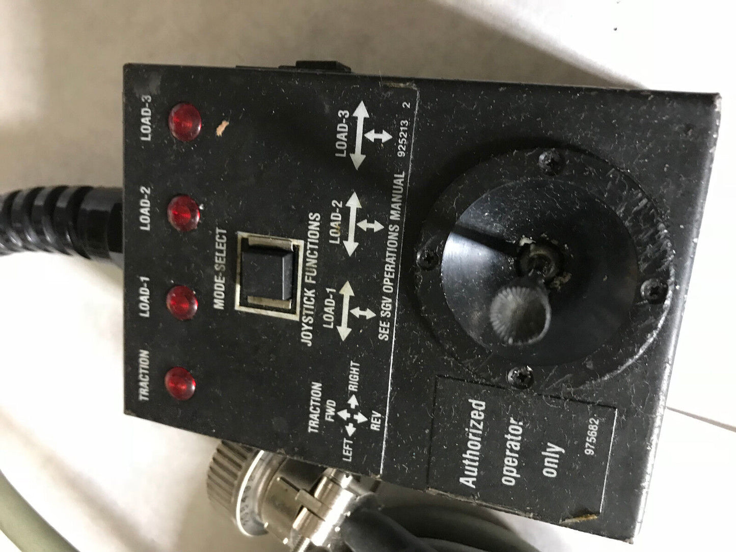 Sgv 975682,R14827 Joystick Robot Controller 750-220 ,Eq