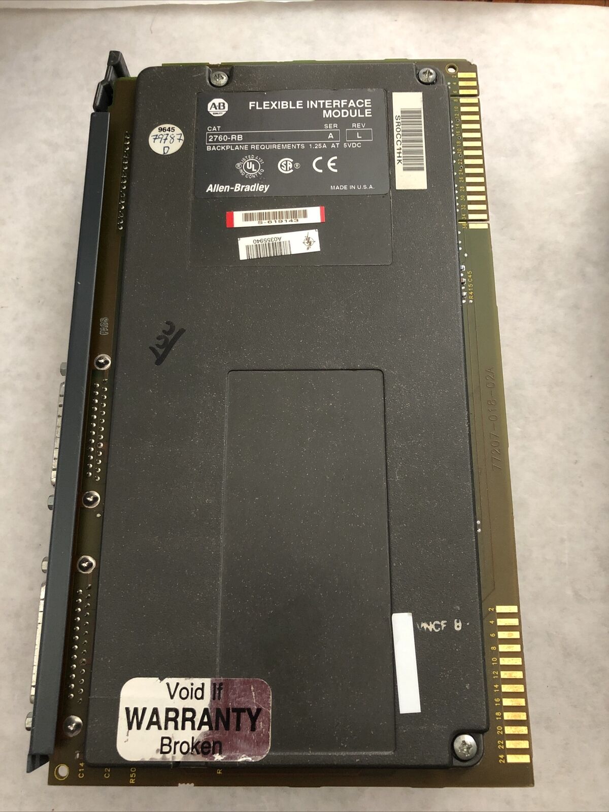 New Allen Bradley 2760-Rb A L,Ser A Flexible Interface Module 77207-039-51,Dc