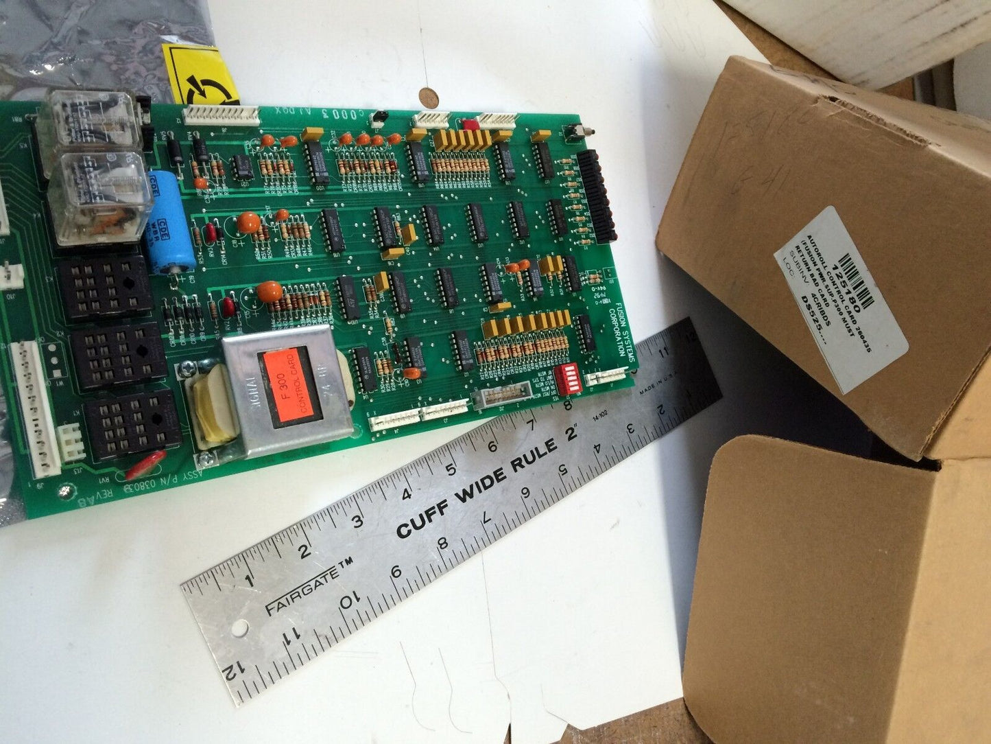 Fusion 038039 Rev Ab,Ac,Fusion Systems 03803, Autoroll P300 Control Card,Cw