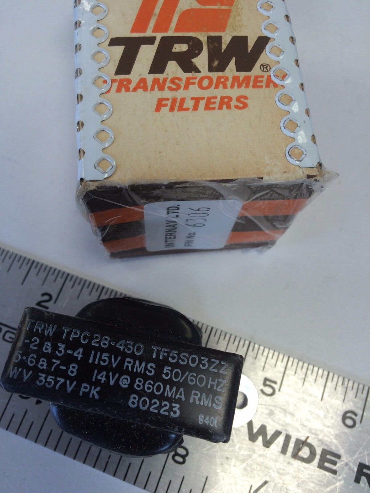 New Lot 5 Trw Tpc 28-430 Tf5s03zz L Transformer Filter 115V,Cs