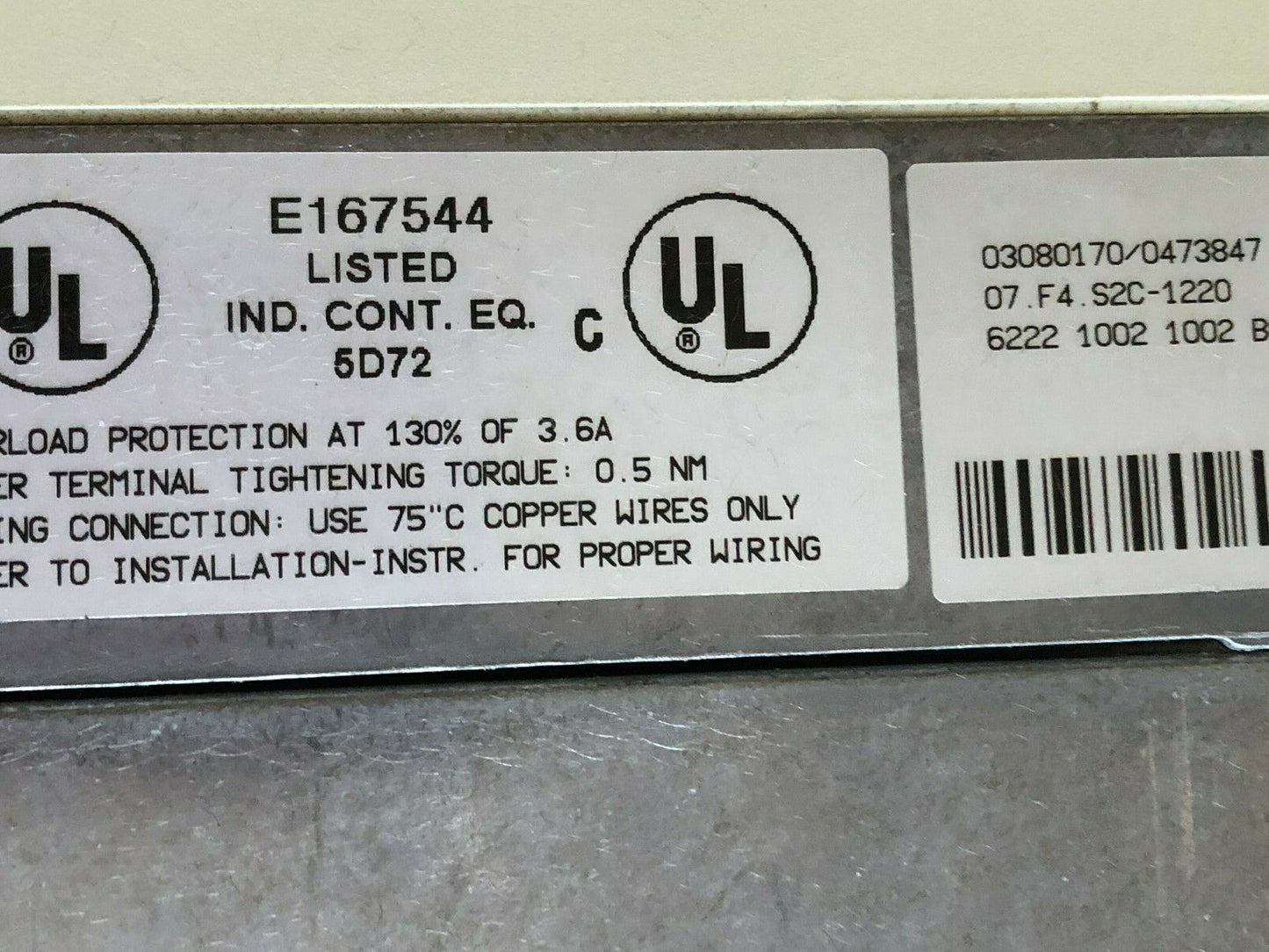 Keb 07. F4. S2c-1220/ Combivert F4 Control 07.F4.S2c-1220,E167544,Sj