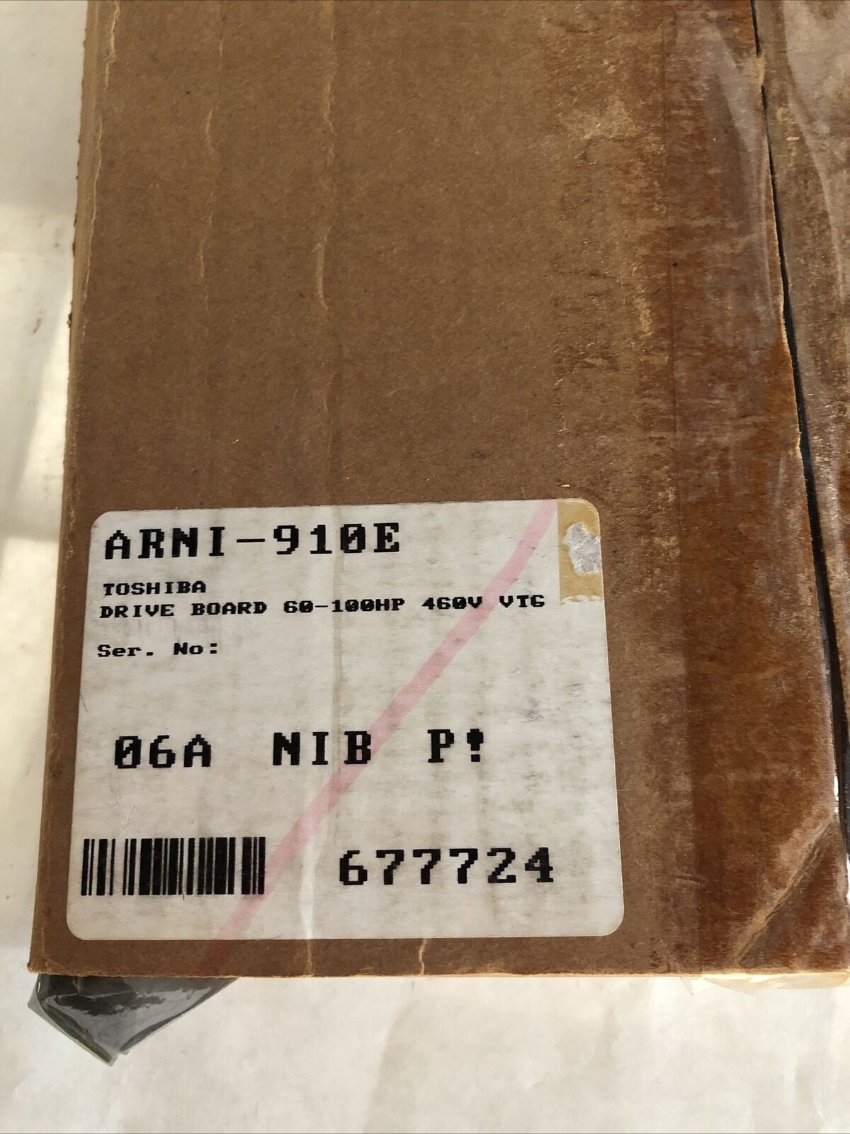 New Arni-910 E,Toshiba 2N3a2295-D1 Arni-910E Drive Board 60-100Hp 460V Vtg1,Fj