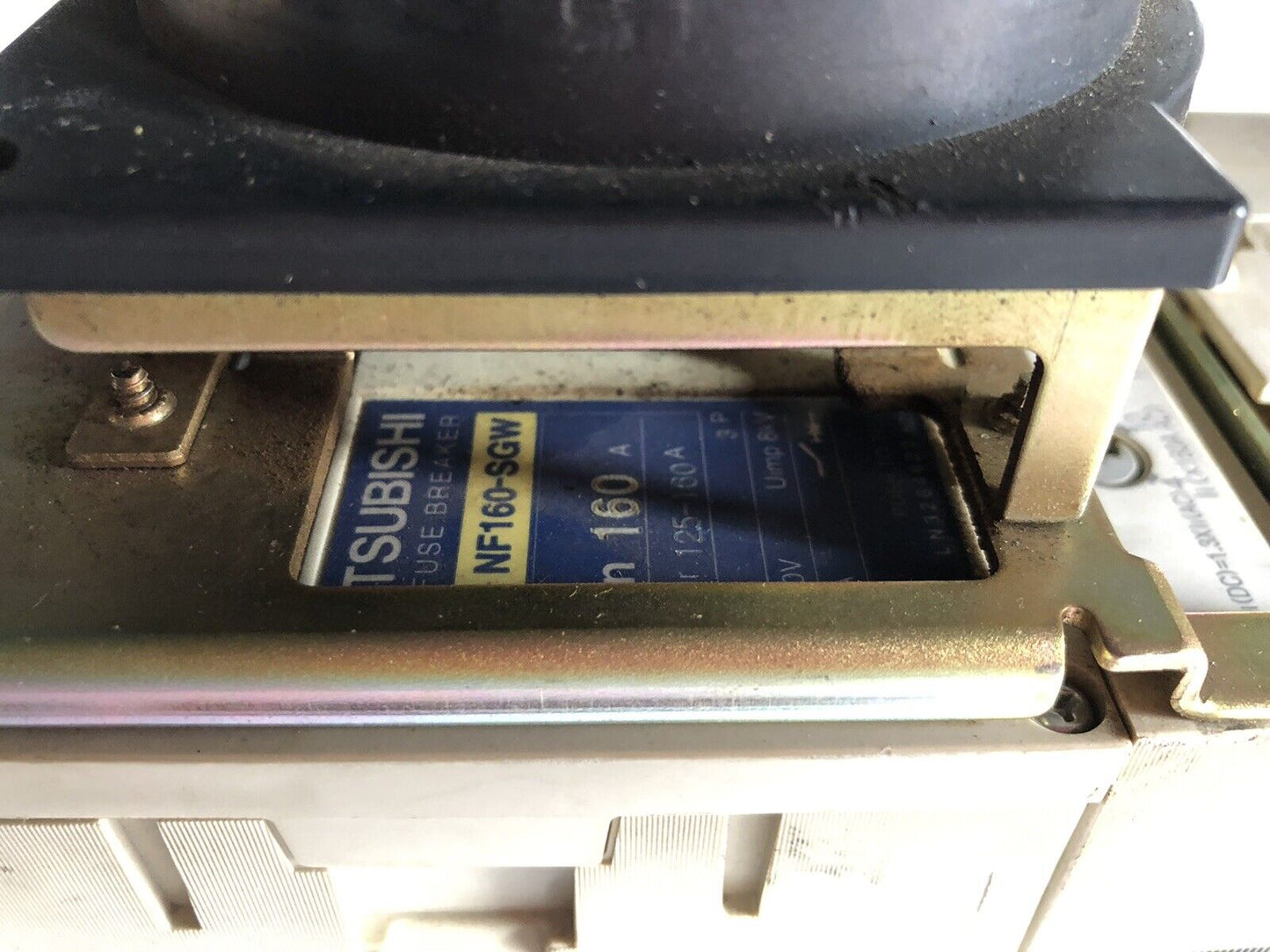 Mitsubishi Nf160-Sgw Circuit Breaker,Nf160-Sgw,160 Amp, 690 V, 3-Pole,Rt160,Ad