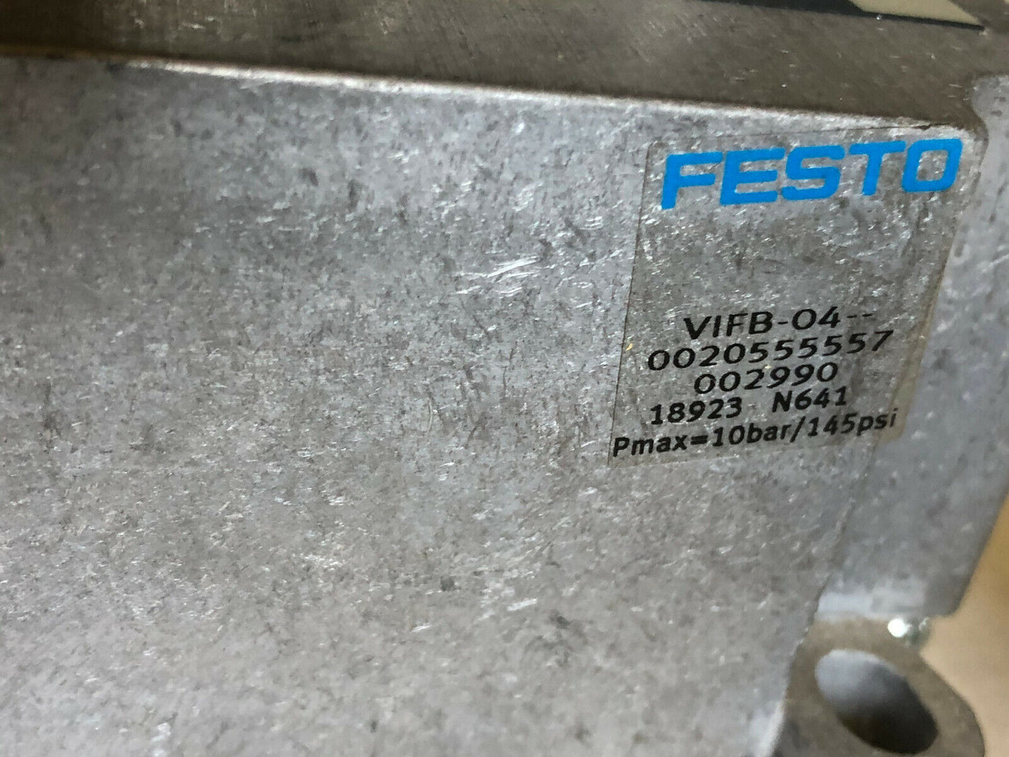 Festo 04E-2E-F13,Ibf13-03,Vifb-04 0020555557,Iepl-03-Fb,Ifb13-03,Valve,Ew
