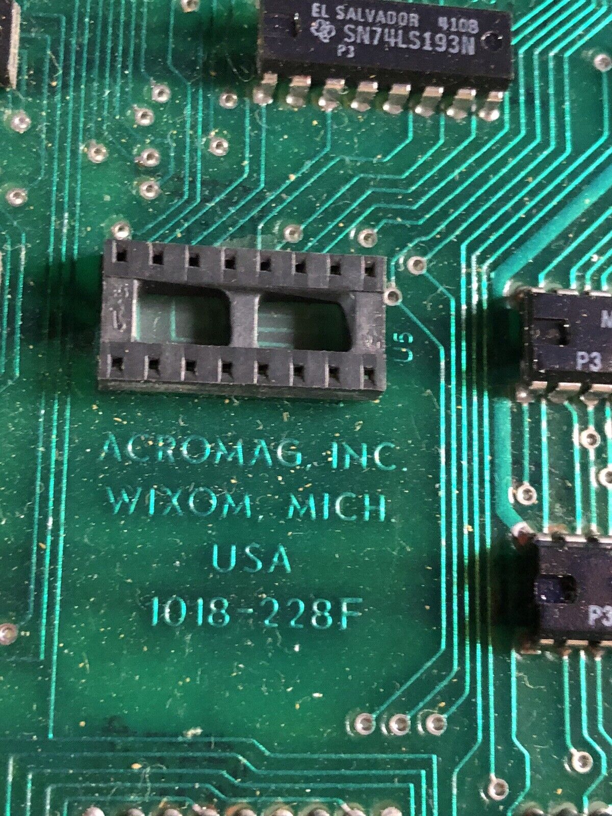 Acromag 1018-228F Plc A/D Base Circuit Board,To