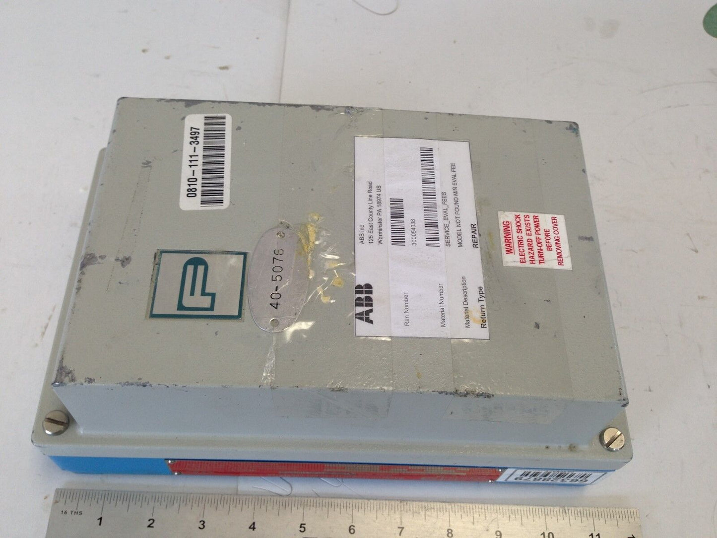 Fischer & Porter 10D14 75Dm12ps29kw12ca,Flowmeter Signal Converter 120V,Dk
