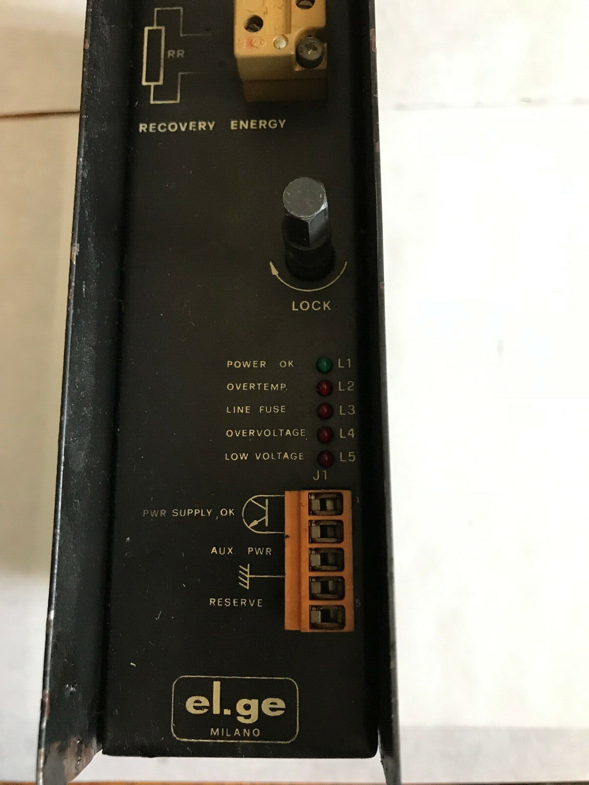 El.Ge Brm-P1,Type Brm-Pi Servo Drive Power Supply,Elge Brm-P1,Sd
