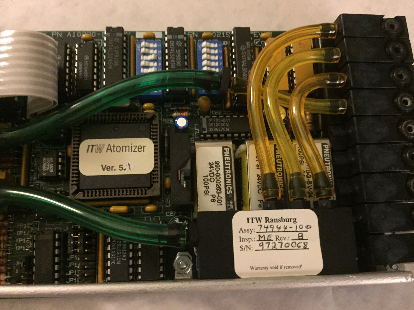 Ransburg 74944-190,Atomizer A10220-01,Pn A10219-01,74944-100 Module Ttl,Ct
