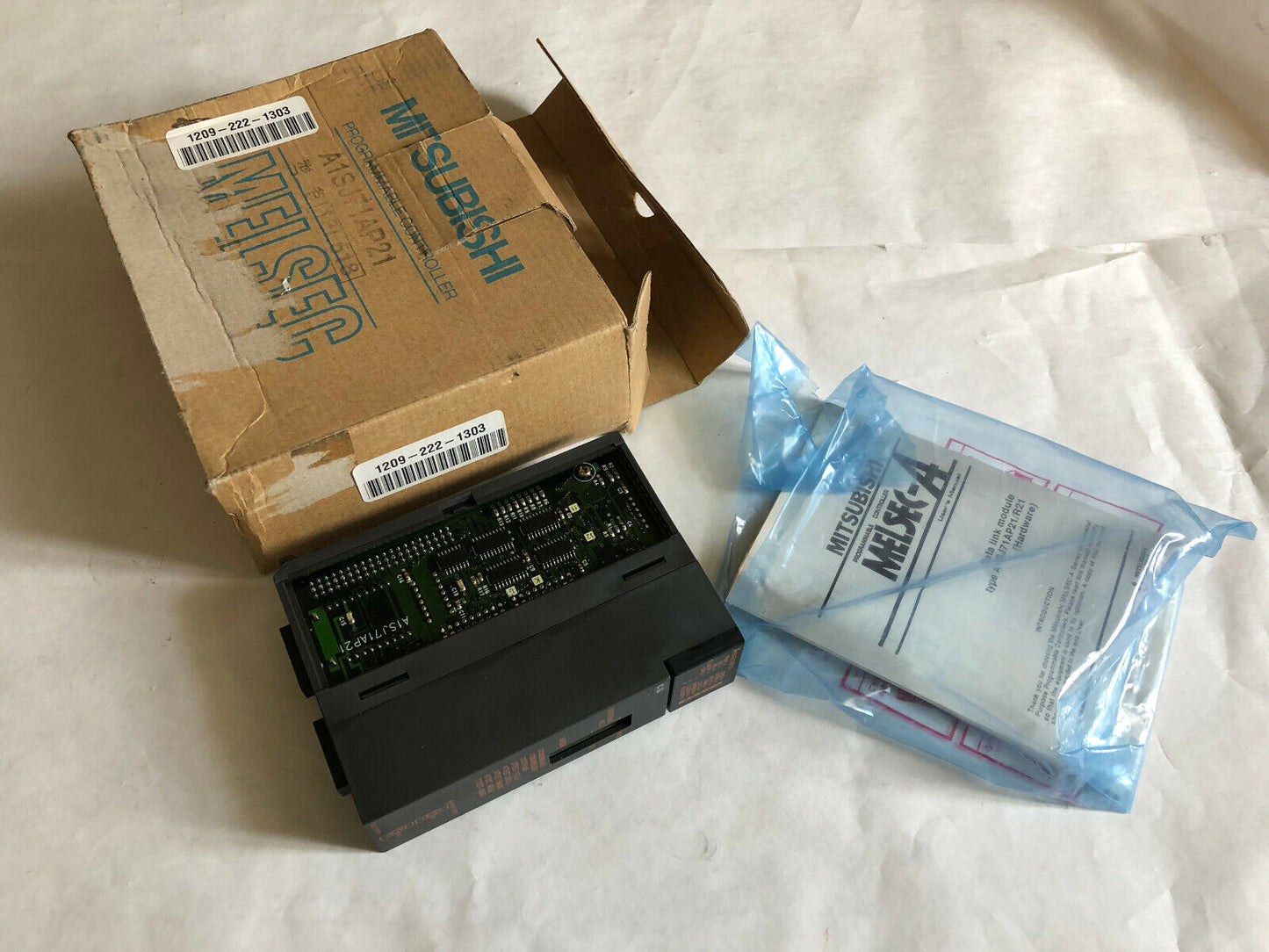 New Mitsubishi A1sj71ap21 Melsec Net Ii Plc Data Link, Net 2 Module,Cr