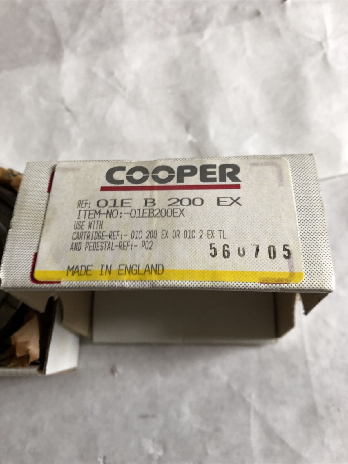New Cooper 01Eb200ex,Cooper 01E-020,R04 1325,01E 200 Roller Bearing Insert,Bp