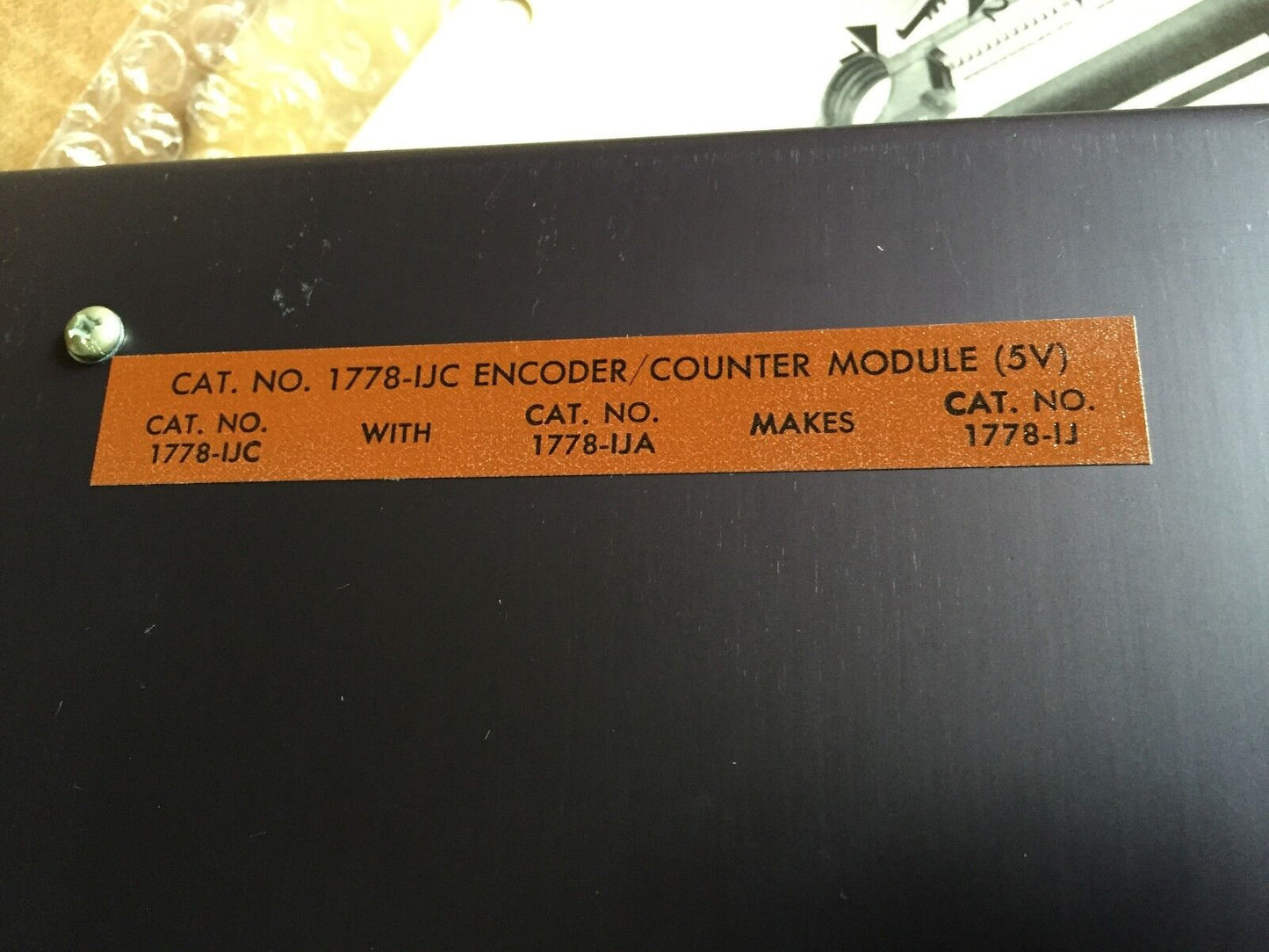 New Allen Bradley 1778-Ijc Encoder/Counter Module 5Vdc 1778Ijc,Ee