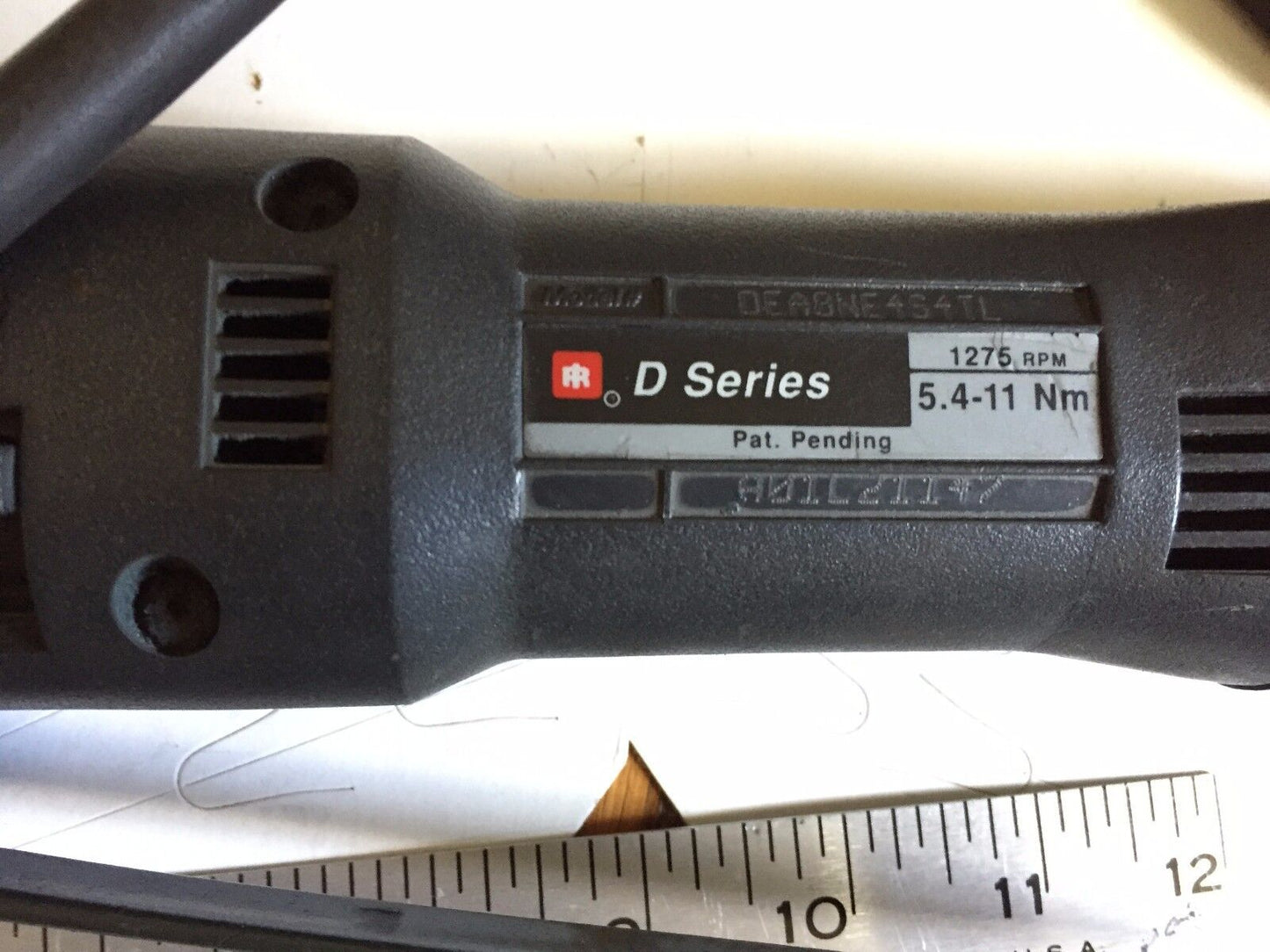 Ingersoll Rand Dea8ne4s4tl,Deasne4s4tl Electric Nutrunner,5/16" Drive,5.4-11,Be