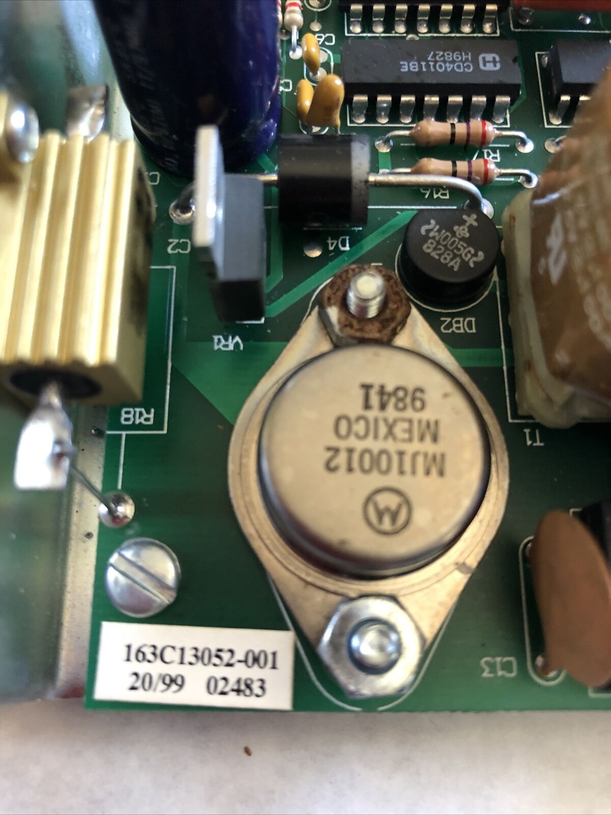 Motorola Control Board Pcb 163C13052-001 20/99,Fj