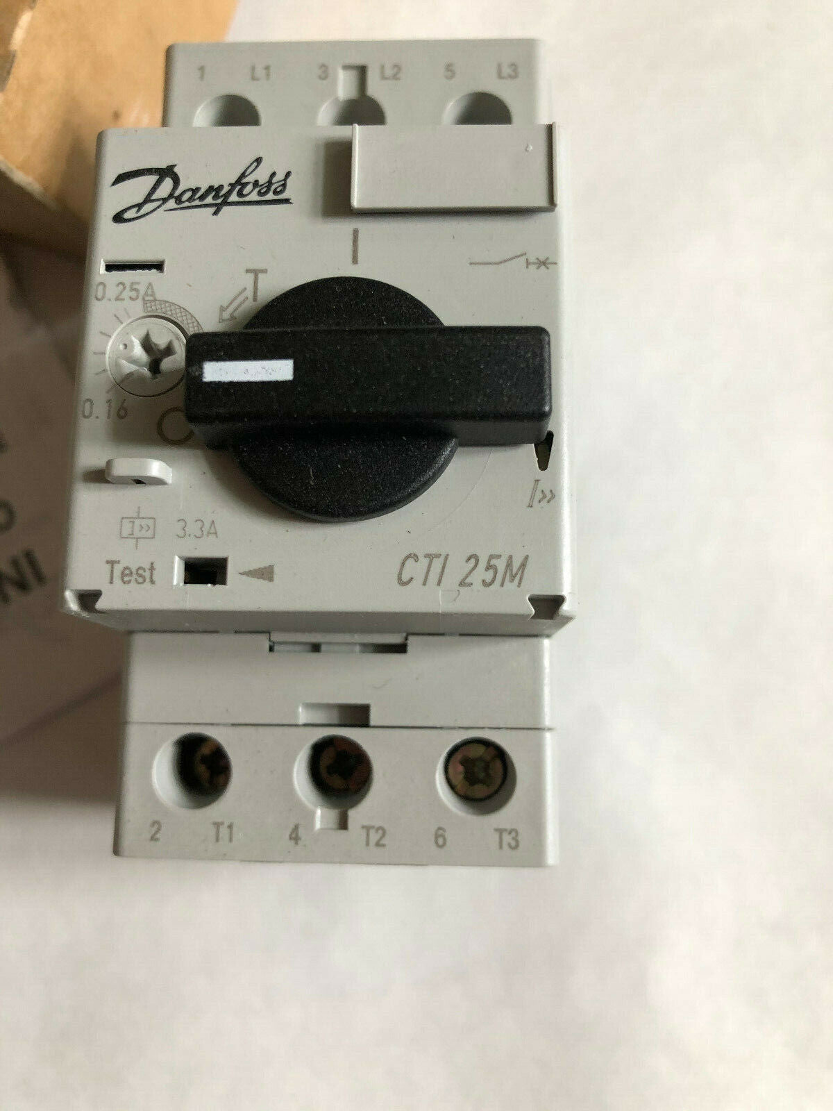 New Danfoss Cti 25M,47B3141 Circuit Breakers Danfoss Cti 25M 0.16-0.25A Motor,Bj