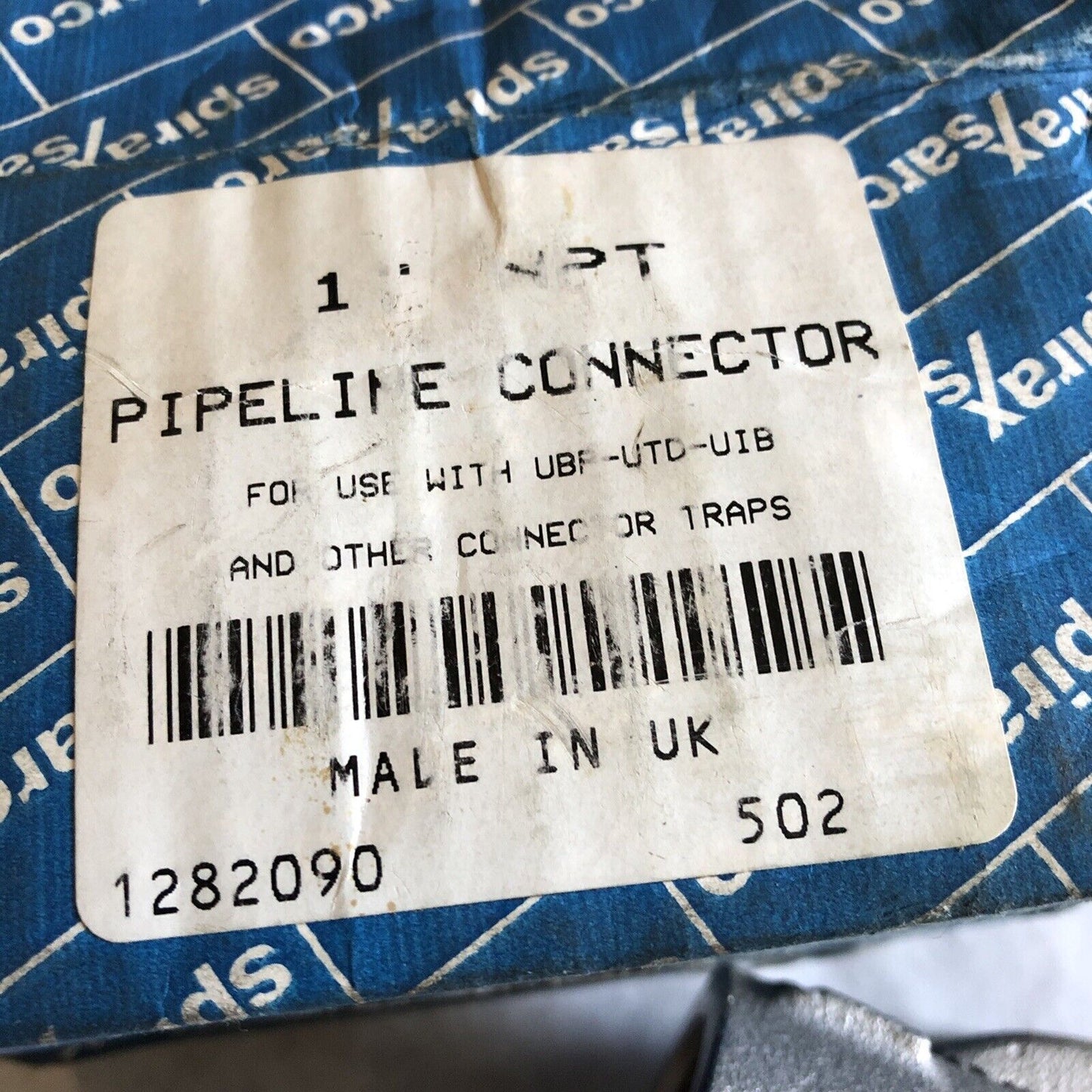 New Spirax Sarco 1" Npt Stainless Steel Pipeline Connector,A X7381,Cf 9,Cp9,By
