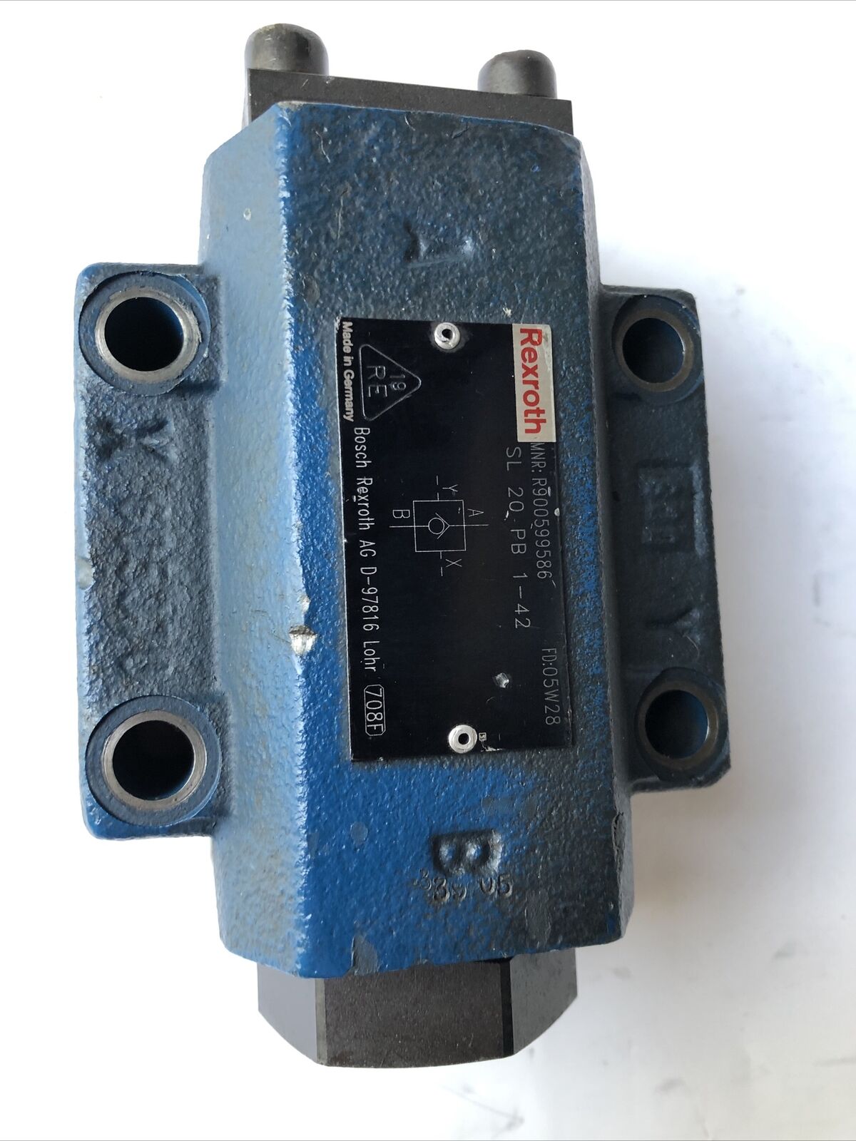 New Rexroth R900599586,Sl 20 Pb 1-42, 05W28, Hydraulic Check Valve,Fj