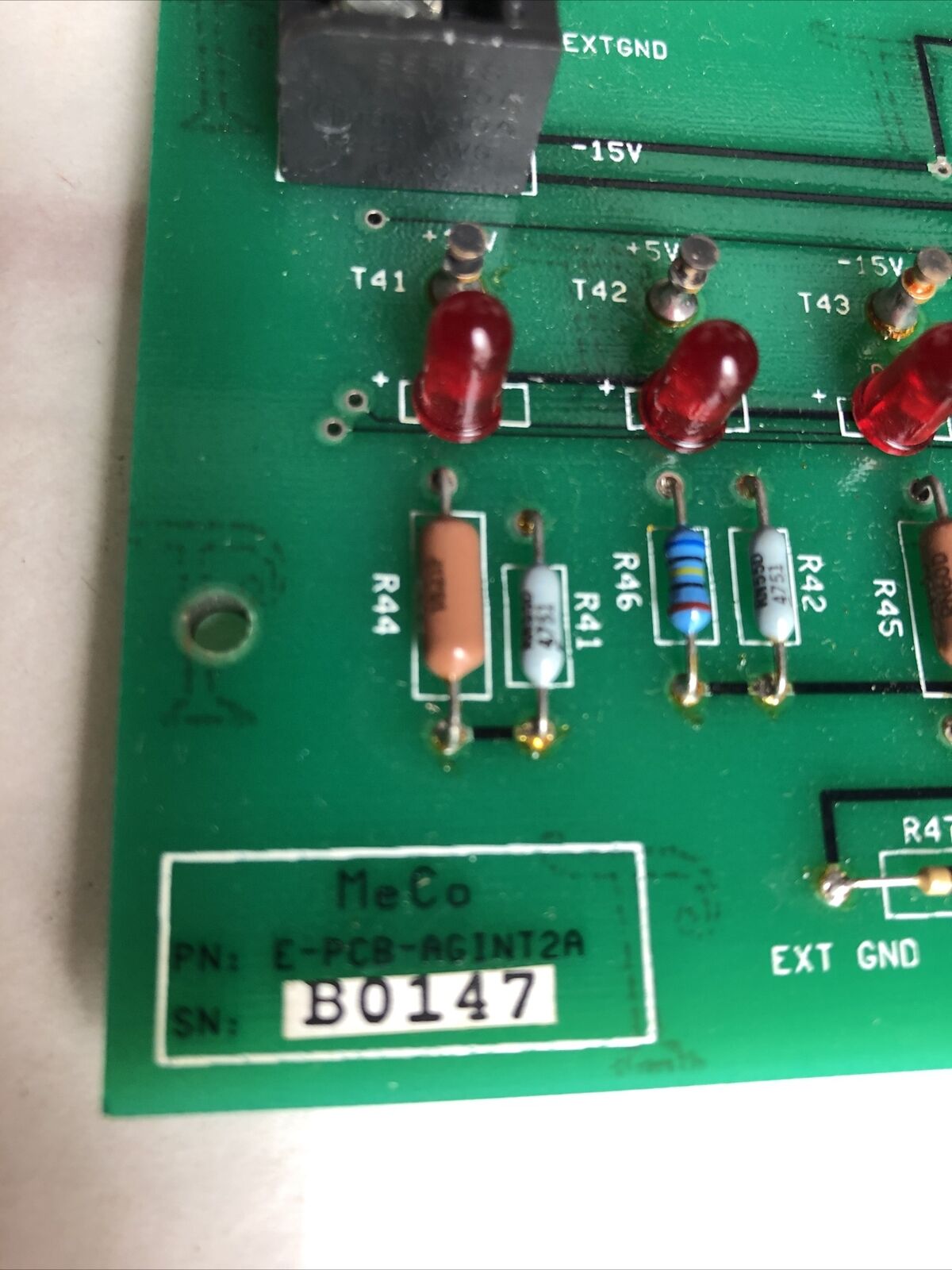 New Meco I/O Pcb Card Circuit Board E-Pcb-Agint 2A,Fg