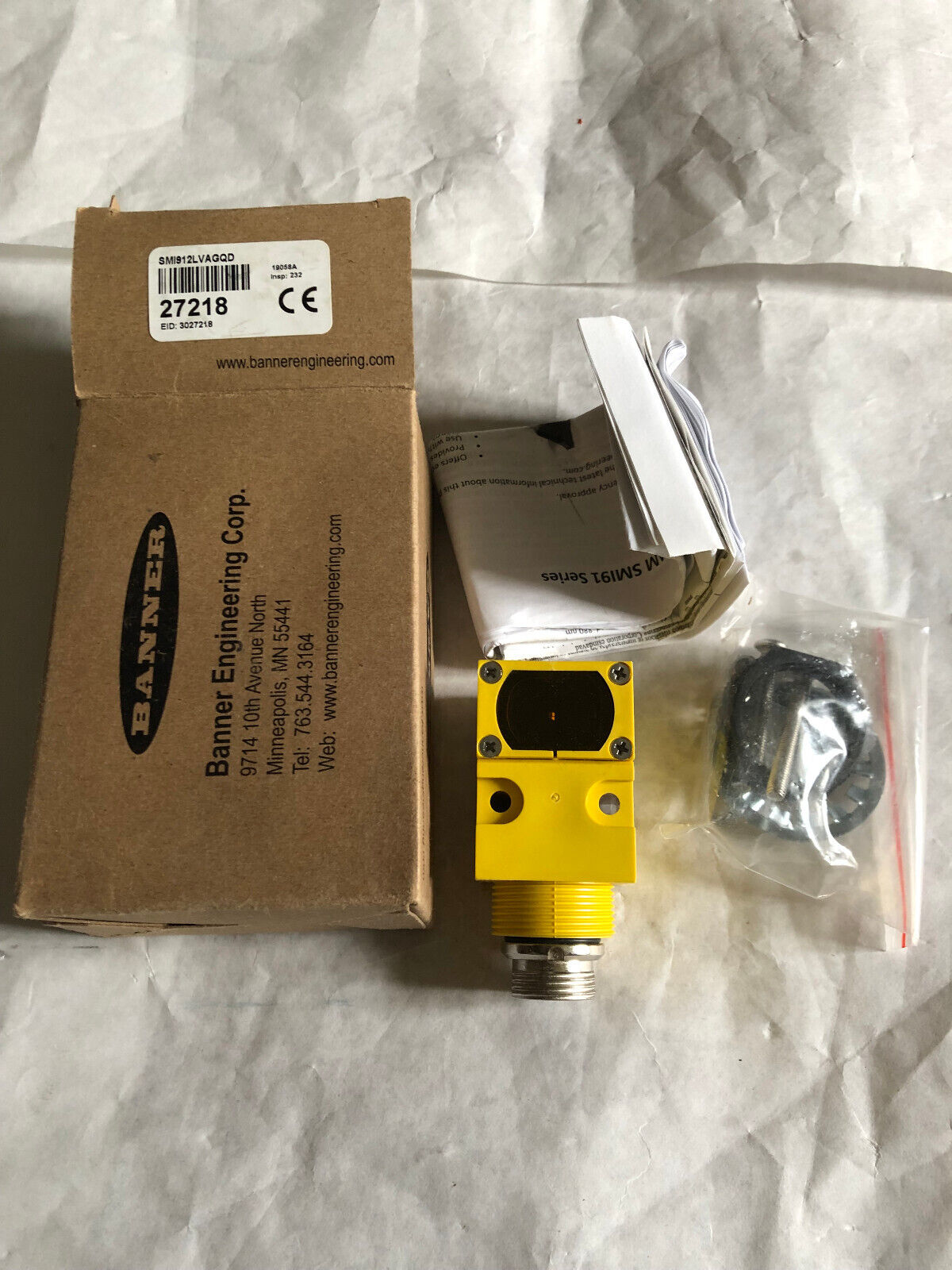 New Banner Smi912lvagqd,Sm1912lvagqd Photoelectric Sensor,Cv