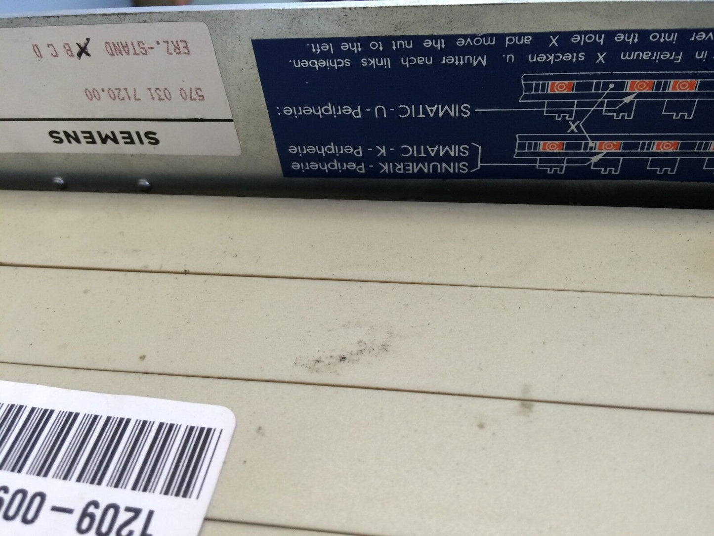 Siemens P06 6Fc3984-4Fg Sinumerik Plc Chassis,570-031-7120.00 Erz-Stand A,Cl