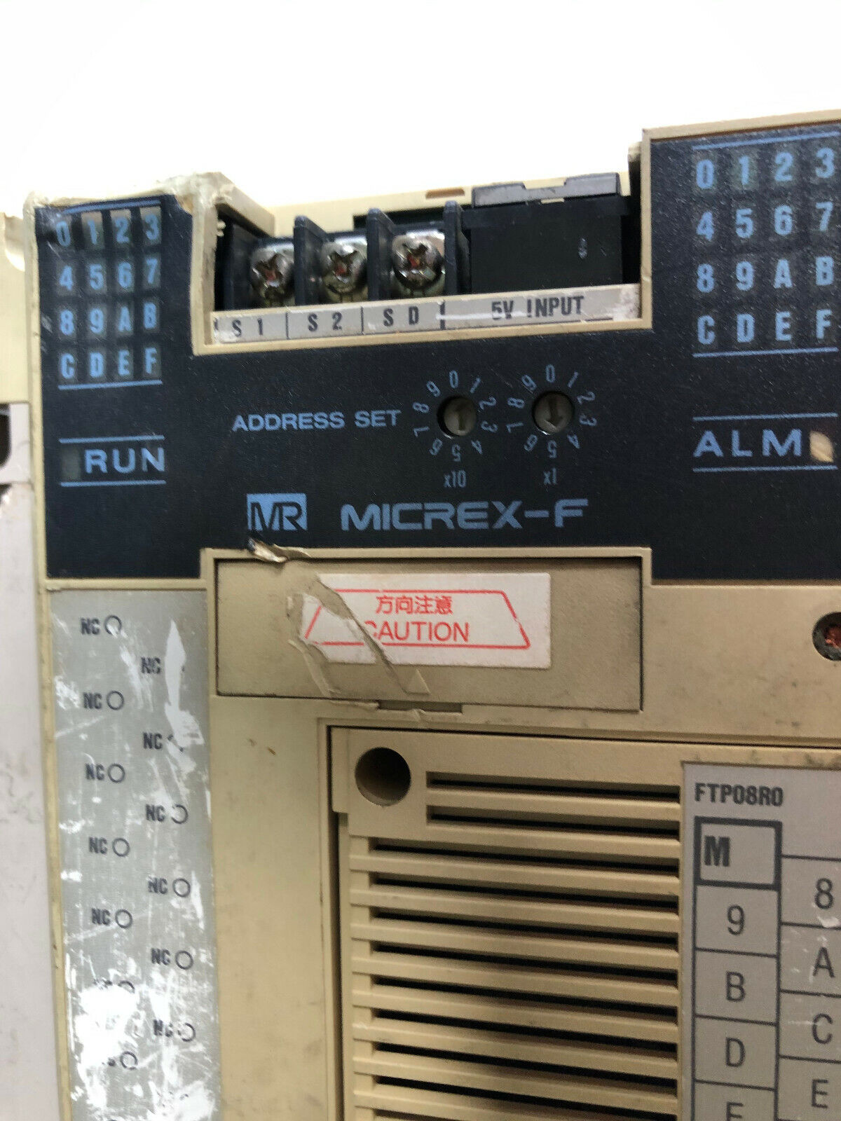 Fuji Electric Plc Module Mr Micrex-F, Ftf32x-N (Dirty And Scratched Surfaces),Cf