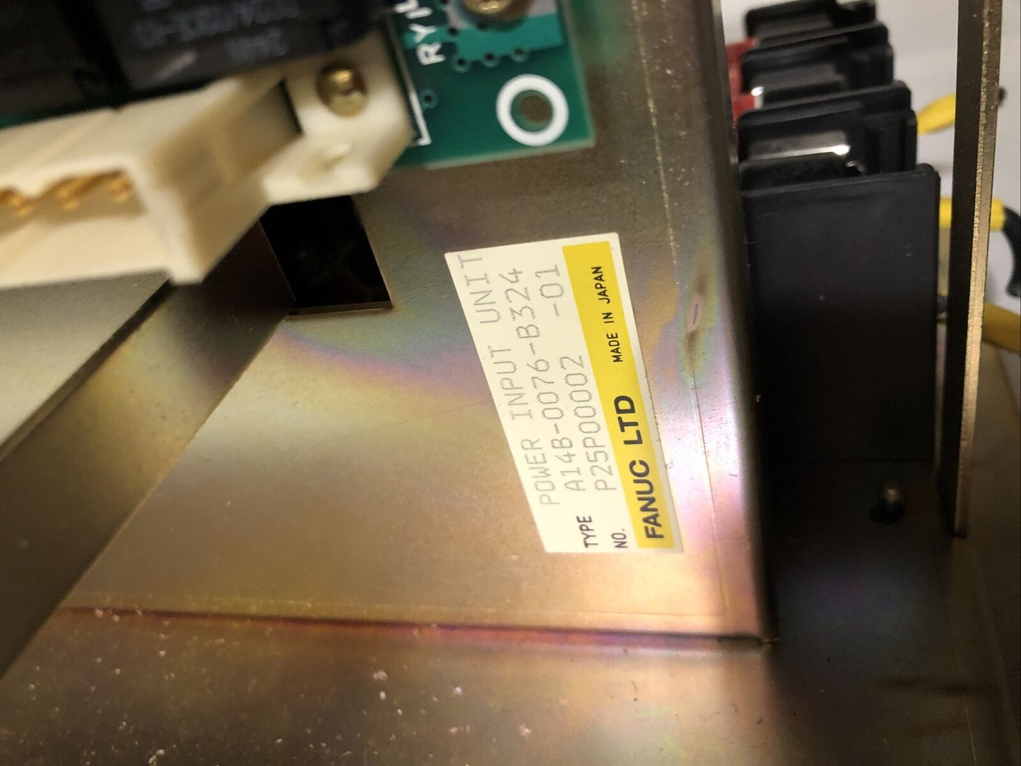 Fanuc A14b-0076-B324 Rh Robot Power Input Controller P25ff,88T102,Jg2 15A,Fk