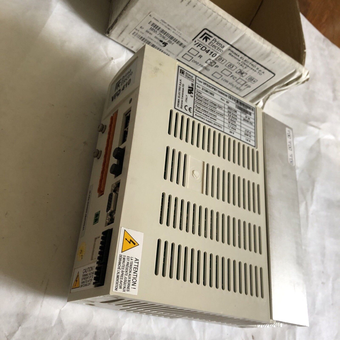 New Prima Electro Vfd3cpb71050030 Servo Drive,Prima Vfd 410,Bb