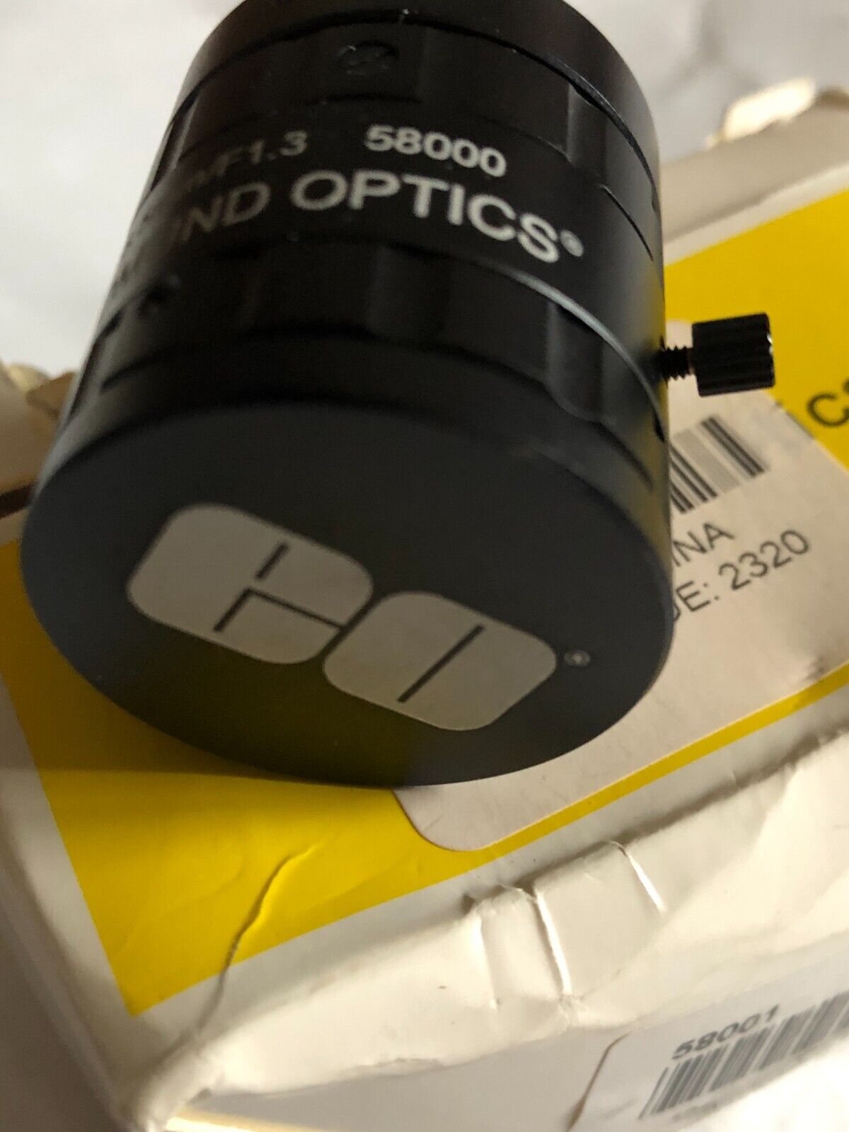 Cognex Edmund Optics Lec-58001 12Mm Fixed Focal Length Lens,8.5Mm/F1.3 58000, Bt