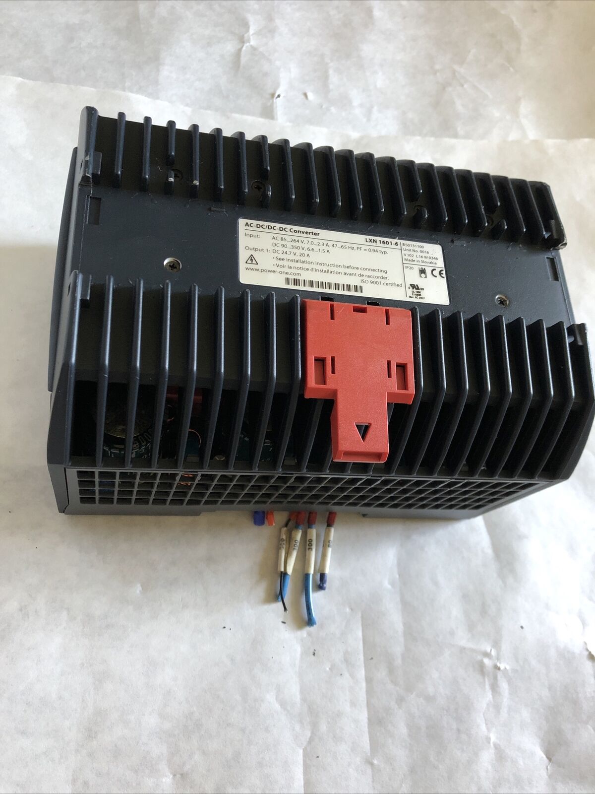 Power One Lxn 1601-6 Convert Select 240 Ac-Dc/Dc-Dc Converter,Ed
