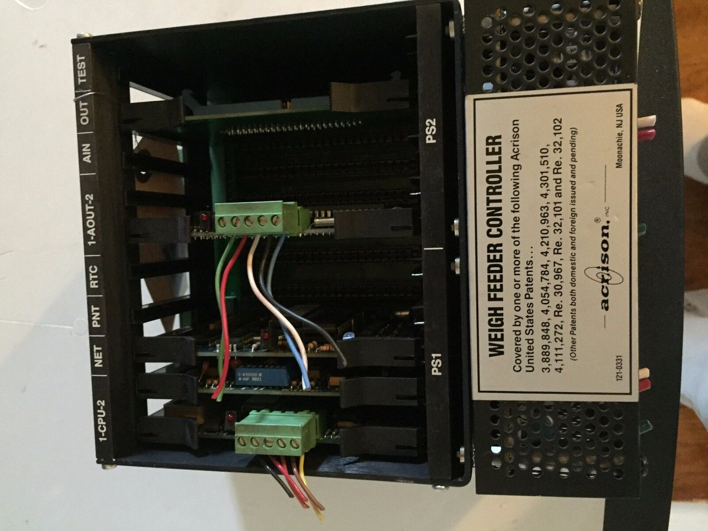 Acrison 115-0932,Apw 97-621215,1-Cpu-2 Weight Feed Controller Rack,So