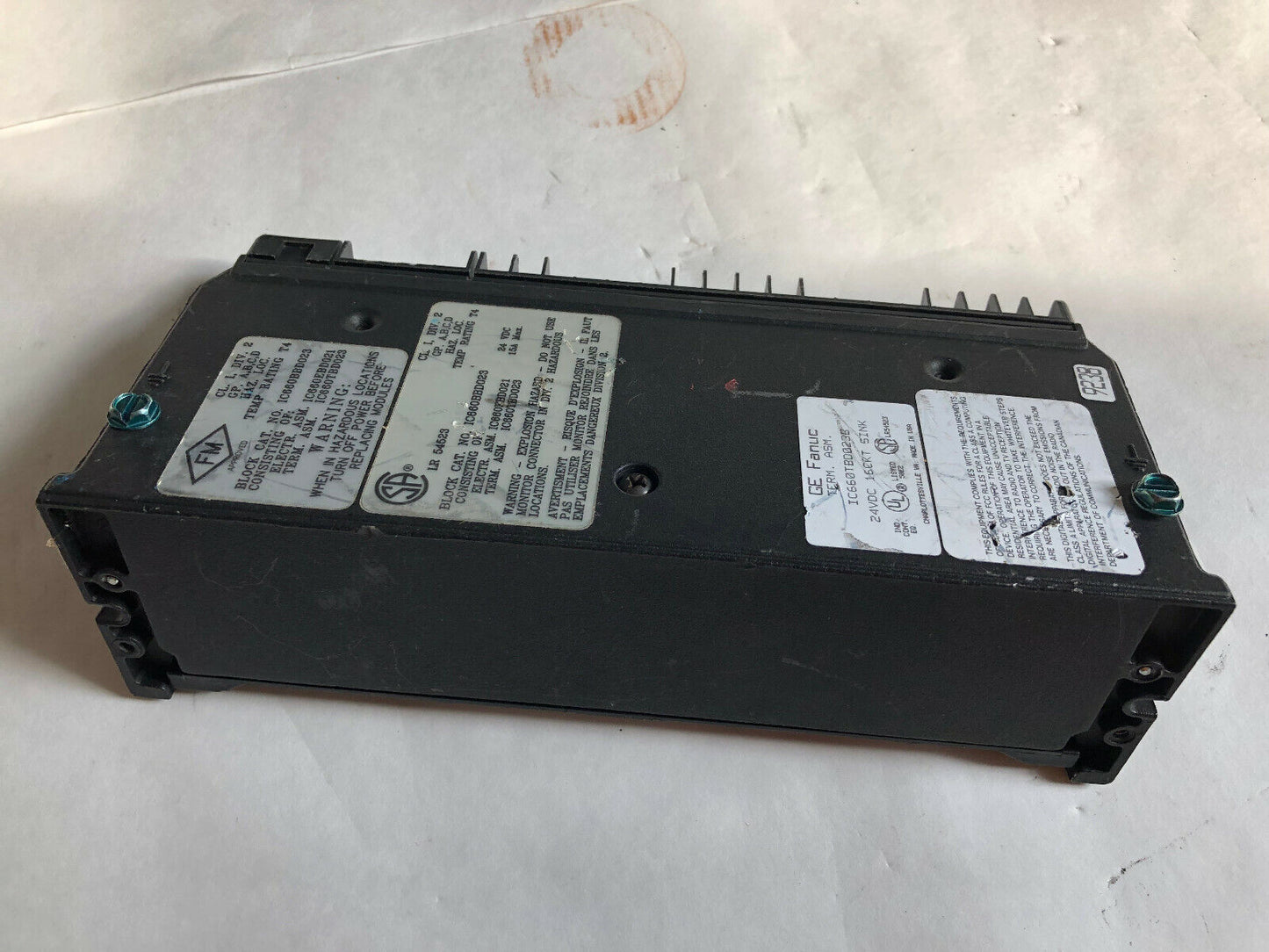 Ge Fanuc Ic660bbd023 Block 24Vdc Sink I/O 16 Circuits,2/3 Wire Sensor C,Sk