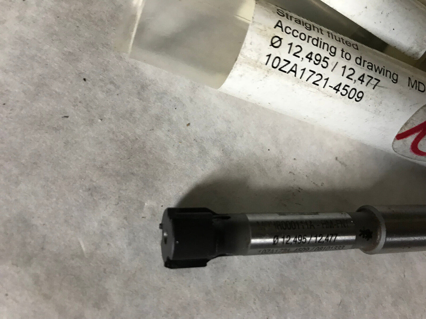 New Diatool Mdhr000111a,12.495/12.477 Coolant Reamer 10Za1721-4509,Eq