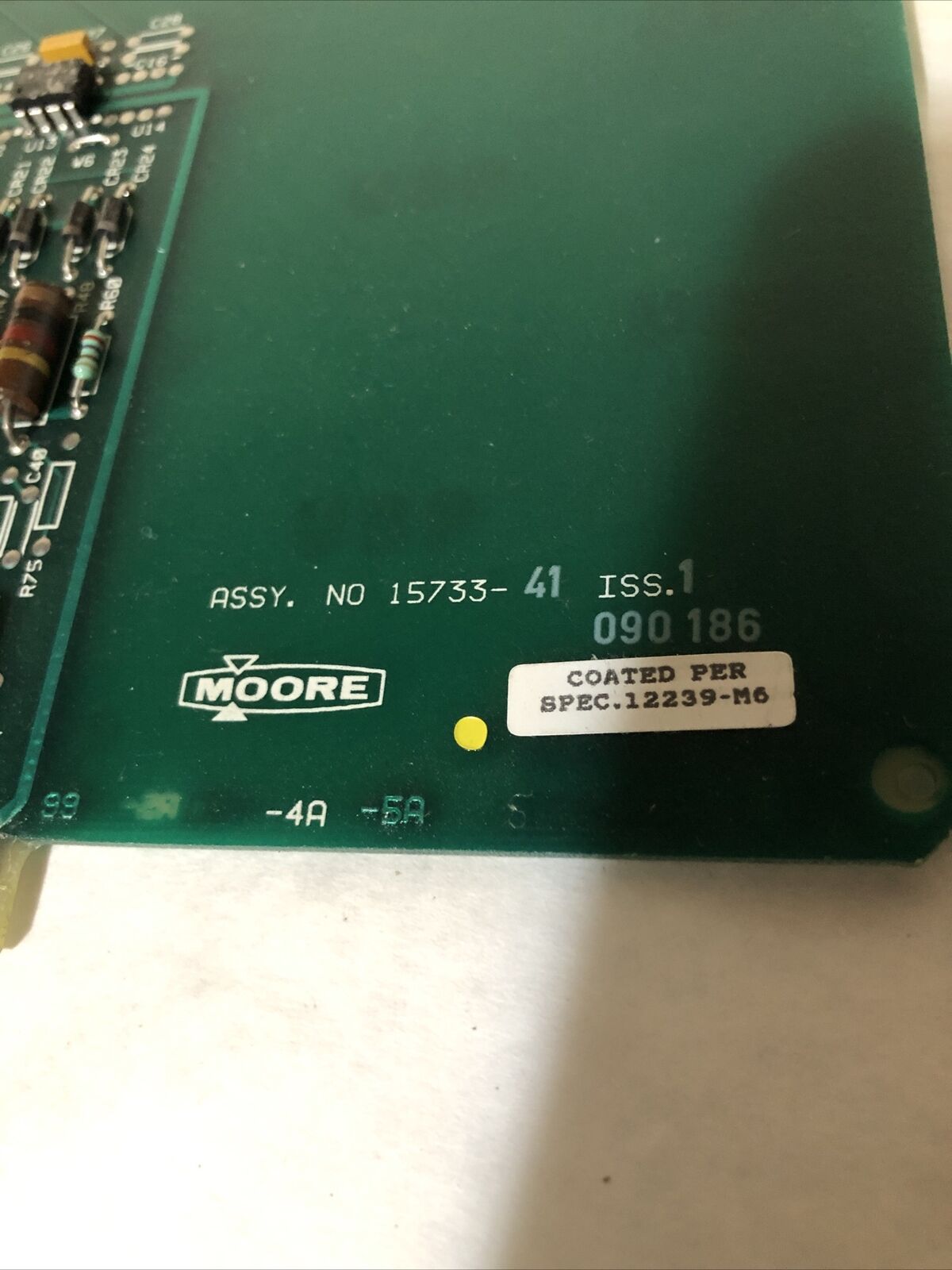 Siemens Moore Products Input Module Discrete Pc Board 15733-41,By