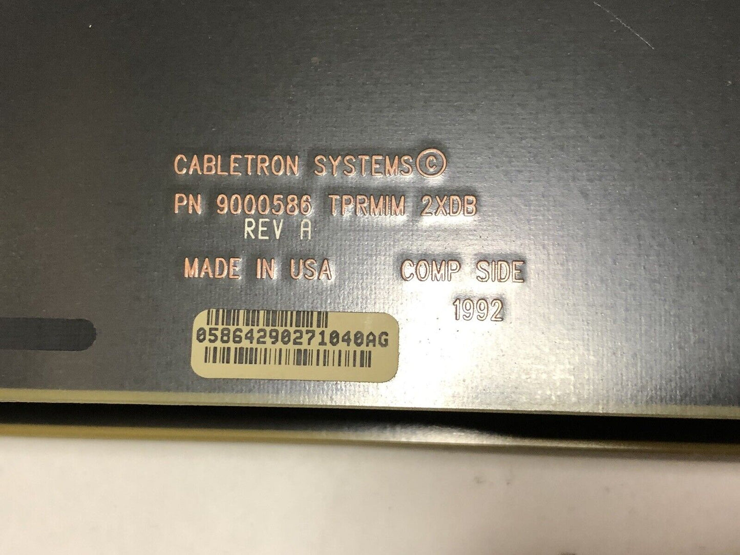 Cabletron Tprmim-22,9000586 Tprmim 2Xdb Ethernet,9000601B 20/22, Jj-45,Ej