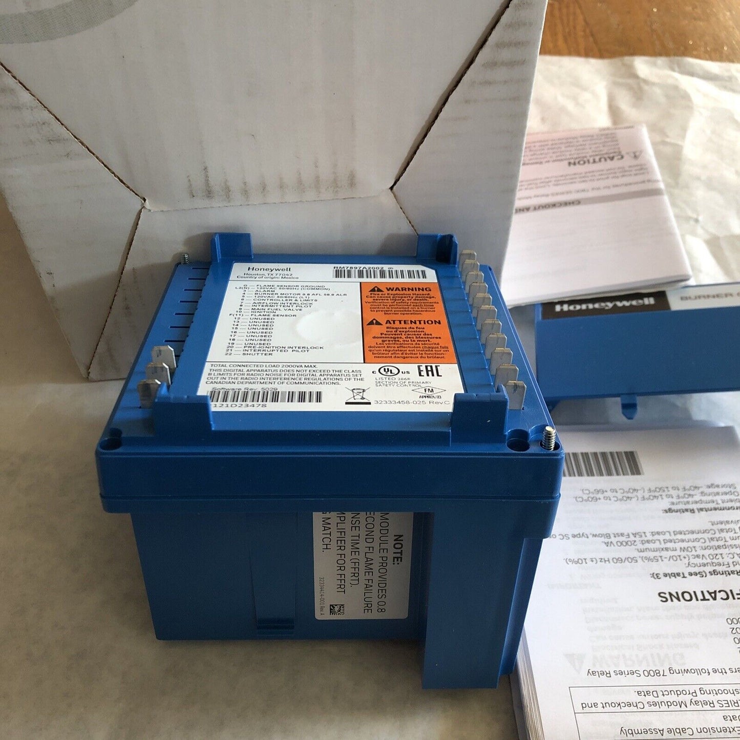 New Honeywell Rm7897a 2002 Automatic Programming Controller,Rm7897 A 2002,Ed