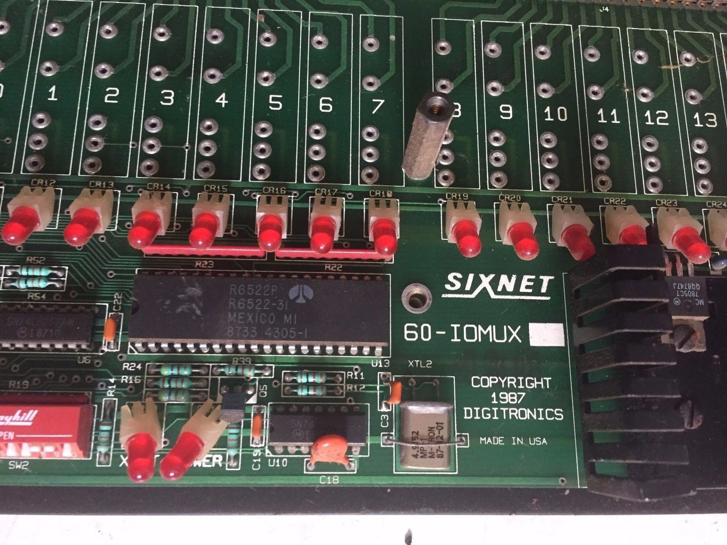 Sixnet 60-Iomux ,Digitronics 6-Io32-Tbfe Board,6-1032-Tbfe,Ec
