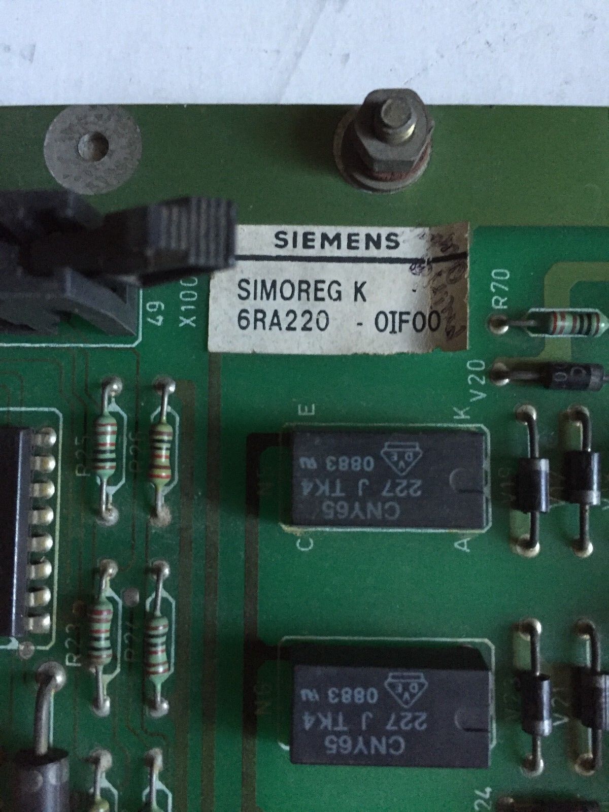 Siemens 6Ra220-0If00,Simoreg K Pc Board Drive,6Ra220 0If00, 6Ra220-01F00,Sn
