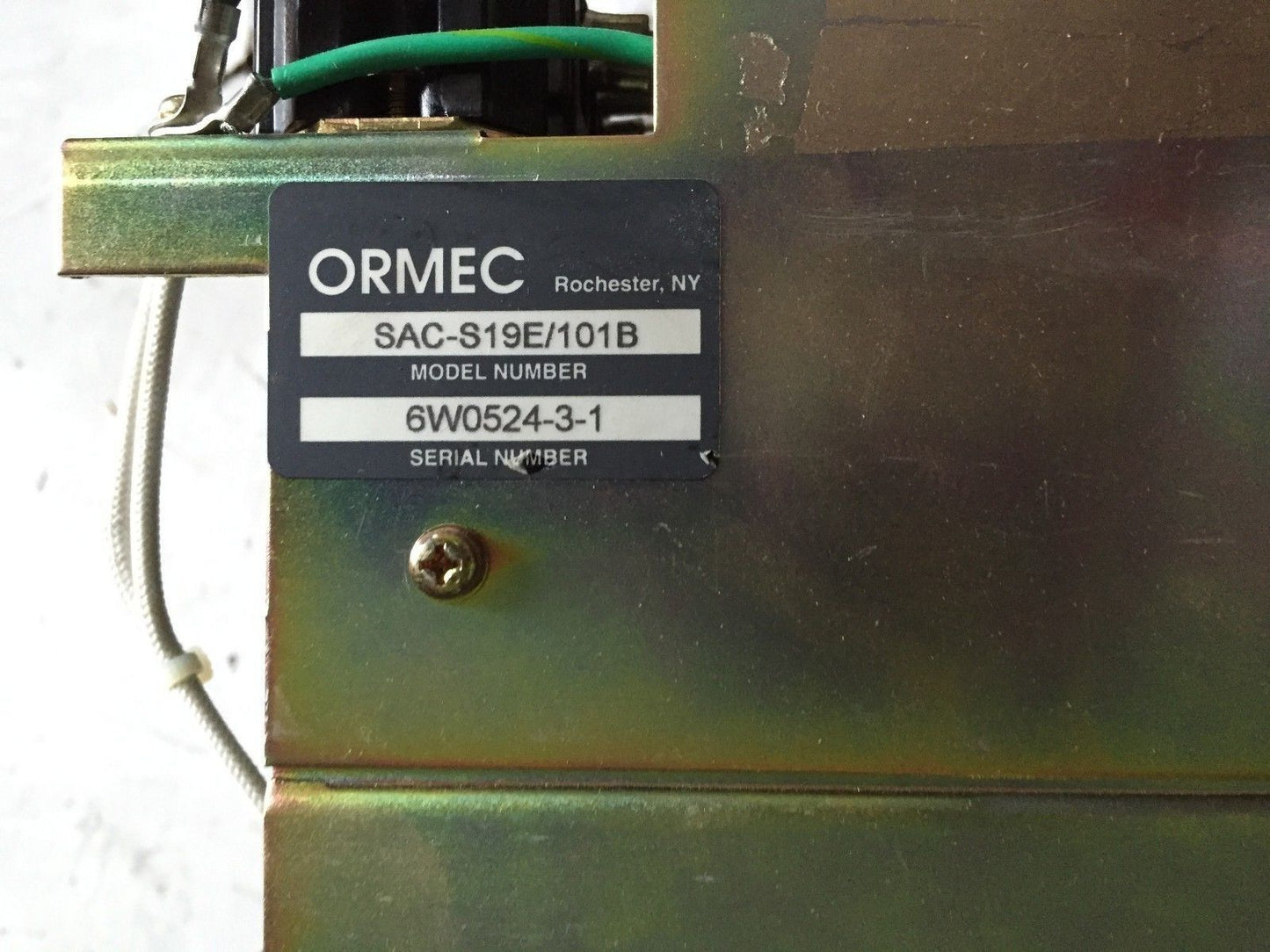 Ormec Sac-S19e/101B Ac Brushless Servo Drive 5.78Kw 15.2A 200-230Vac 3Ph,Sm