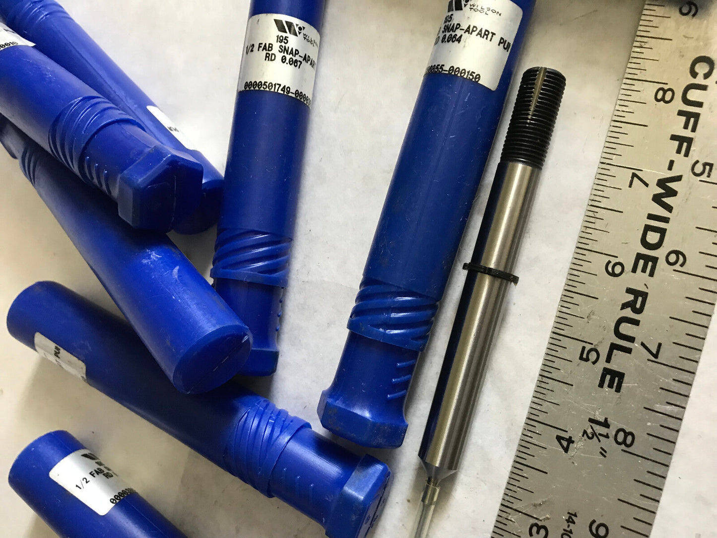 Lot Wilson Tool Strippit 1/2 Fab 195 Snap-Apart Punch & Die Rd 0.064,.065 Rd,Es
