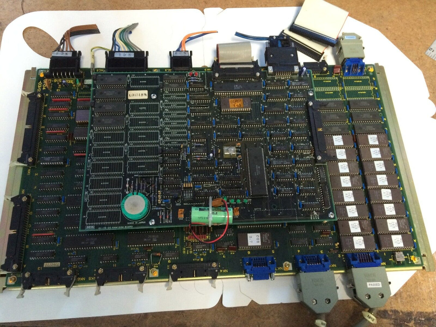 Sanyo Denki Servo Drive S16-Ii,01-04-03/02,Si6ii,Seiki 01-19-00 Ram Disk,Ea