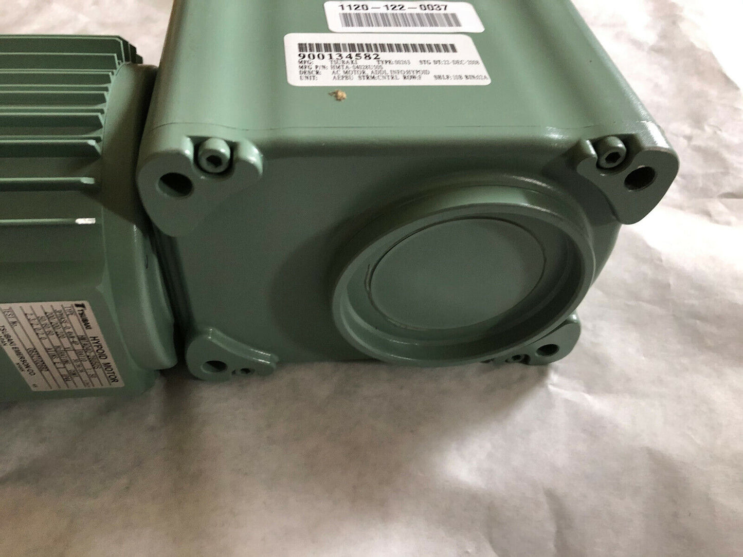 New Tsubaki Hmta040-28U50s Hypoid Motor,3 Phase Ratio=1:50,Hmtao40-28U50s,Dc