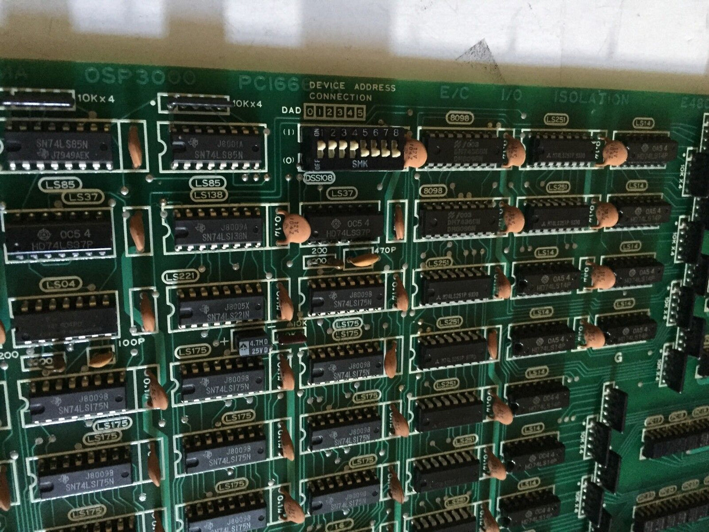 Okuma Osp3000 Pc1666-A E/C I/O Isolation E-4809-045-010-A Board,Bs