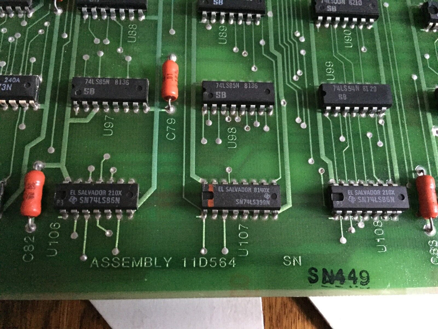 Boston Digital 1-6,11D564,10E307 Rev B, Digital Circuit Board,Bs
