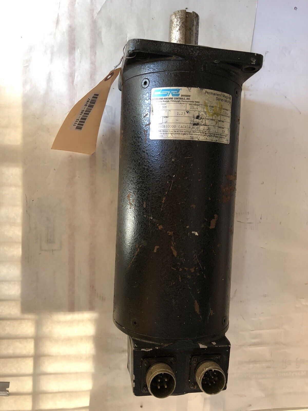 Csr,Cleveland A53a40b10000 Acr14 3A,Ac Servo Motor,230 Vac,2.53 Kw,1500 Rpm,Ti