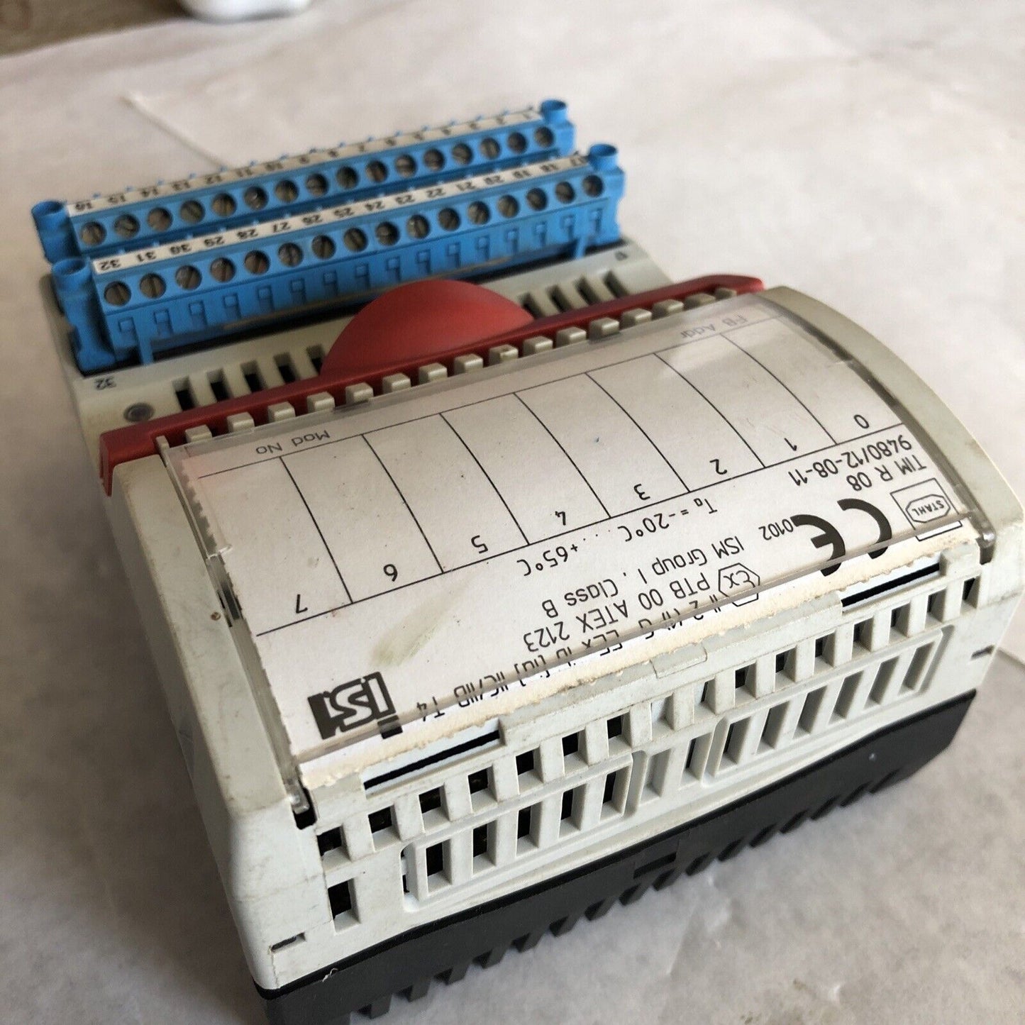 Stahl Tim R 08 9480/12-08-11 Temperature Input Module 8 Channel,9480 12-08-11,Ee